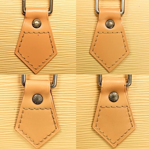 LOUIS VUITTON Large Citron Yellow Epi Leather Tote Handbag - Picture 6 of 14